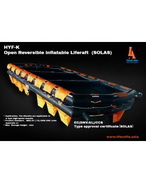 HYF-K Open Reversible Inflatable Liferaft (SOLAS)